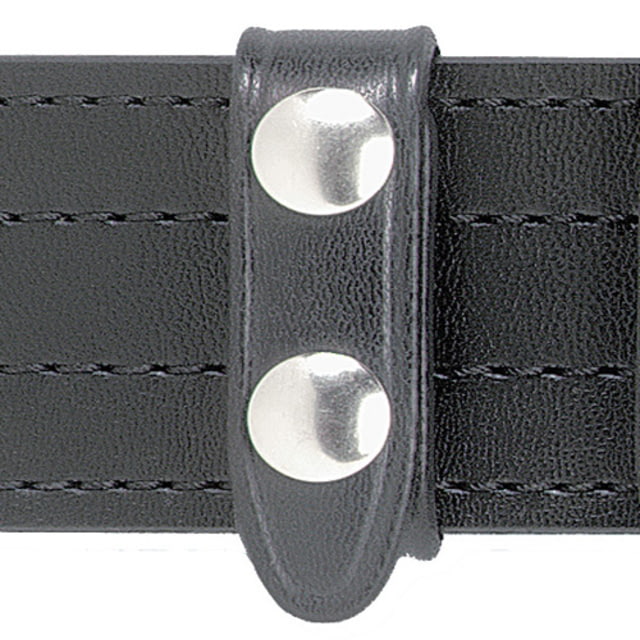 Safariland 65 Belt Keeper 2 Snap 0.75in.W Pack Of 4 Hi Gloss Black W/ Black Plastic Snap 1.75in. Belt - Safariland