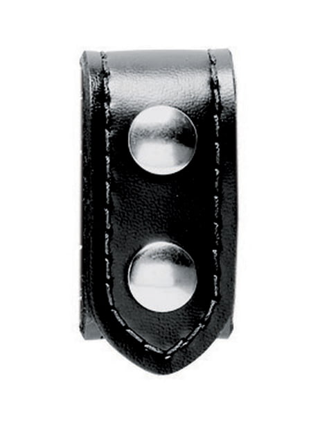 Safariland 655 Belt Keeper Heavy Duty Basket Weave Black W/ Black Plastic Snap 655-4PBL - Safariland