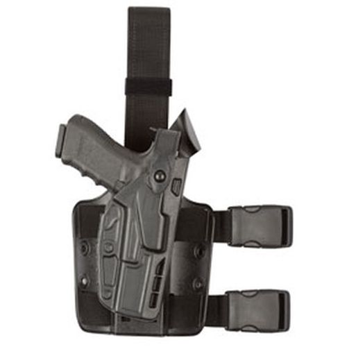 Safariland 7004 SLS Tactical Holster Right Hand w/ SureFire X300U-Light Attachment Plain Black Black 7004-2192-411 - Safariland