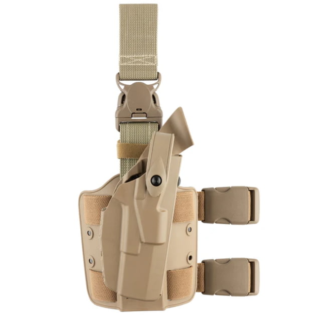 Safariland 7005 7ts Sls Tactical Holster W/quick Release Leg Strap Flat Dark Earth