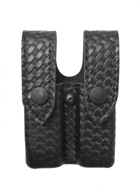 Safariland 72 Mag/Cuff Pouch Top Flap - STX Basket Weave Black Ambidextrous - Safariland