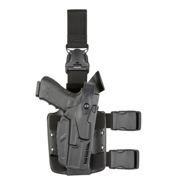 Safariland 7305 7TS ALS/SLS Level III Tactical Holster w/Quick Release SIG Sauer P320 Full Size Right Hand STX Plain Black Plain Black 7305-4502-411 - Safariland