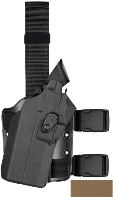 Safariland 7354RDS 7TS ALS Drop Leg Tactical Holster Sig Sauer P320 w/ Light Right Hand Matte Flat Dark Earth