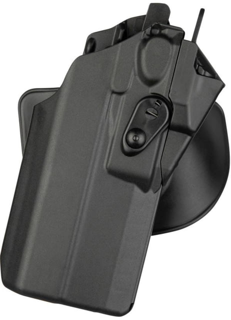 Safariland 7378RDS 7TS ALS Concealment Paddle & Belt Loop Combo Holster Glock 19/Glock 23 Streamlight TLR-7 Right STX Plain Black - Safariland
