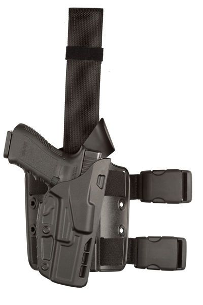 Safariland 7384 ALS Tactical Holster Smith & Wesson M&P 9 4.25in/Smith & Wesson M&P 40 4.25in Right Hand Plain Black 7384-219-411