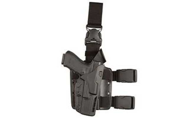 Safariland 7385 7TS ALS OMV Tactical Holster with Quick Release Sig Sauer P320 Compact 9mm .40 .45 Flat Dark Earth Right Hand