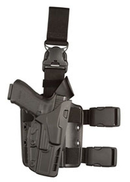 Safariland 7385 ALS Tactical Holster Smith & Wesson M&P 9 4.25in/Smith & Wesson M&P 40 4.25in Right Hand Plain Black 7385-219-411