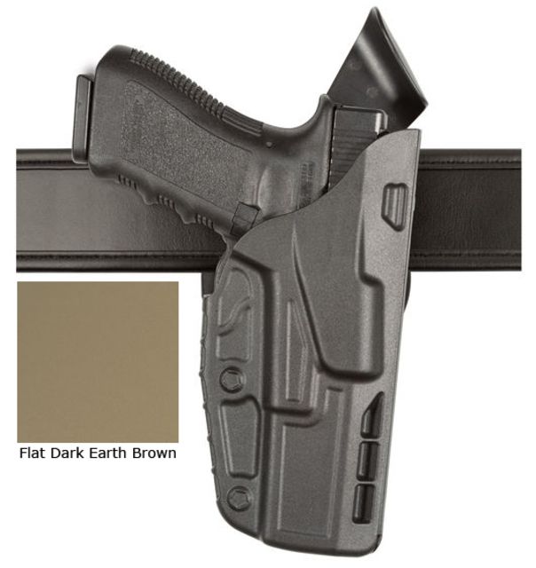 Safariland 7390 7TS ALS Mid Ride Duty Holsters Smith & Wesson M&P 9 4.25in/Smith & Wesson M&P 40 4.25in Right Hand STX Flat Dark Earth 7390-219-551 - Safariland