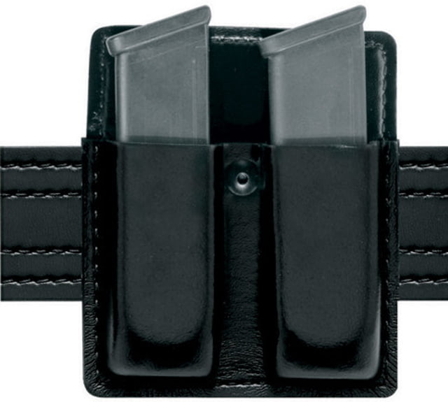 Safariland 75 Double Mag Pouch Without Flaps - Basketweave Brown Ambidextrous - Safariland