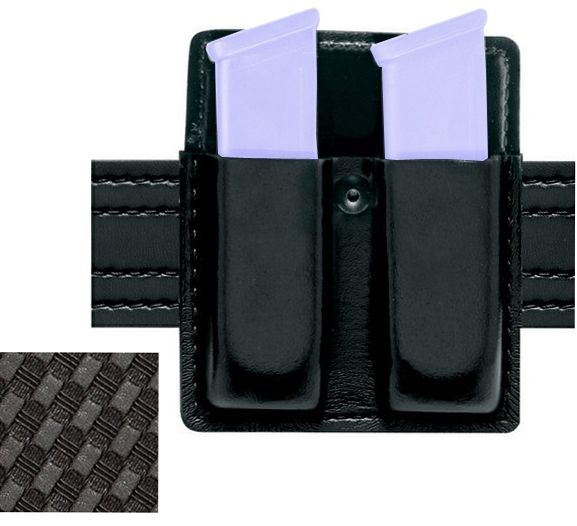 Safariland 75 Double Mag Pouch Without Flaps - STX Basket Weave Ambidextrous - Safariland