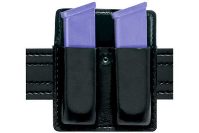Safariland 75 Double Mag Pouch Without Flaps - STX Plain Black Ambidextrous - Safariland