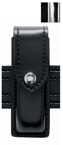 Safariland 76 Single Handgun Magazine Pouch - Hi Gloss Black Ambidextrous - Safariland