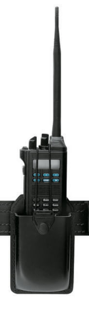 Safariland 762 Radio Holder W/ Swivel 3.125in. D X 2.875in. W X 6.25in. H STX Tactical Black 762-8-13 - Safariland