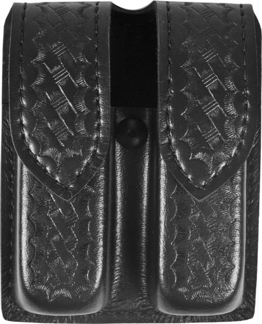 Safariland 77 Double Handgun Magazine Pouch - Basket Black Ambidextrous - Safariland