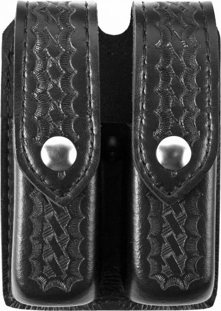 Safariland 77 Double Handgun Magazine Pouch - Basket Black Ambidextrous - For Glock 20/21 & Similar - Safariland