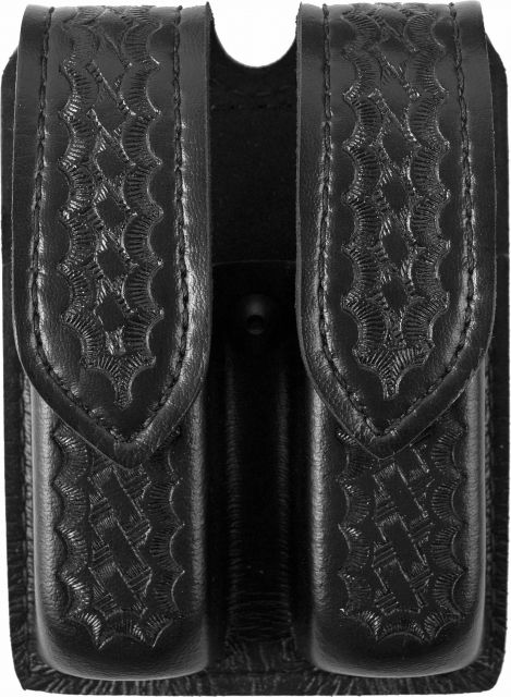 Safariland 77 Double Handgun Magazine Pouch - Basket Black Ambidextrous - For Glock 17/22 Sig P229 & Similar - Safariland