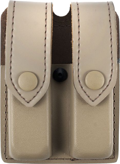 Safariland Model 77 Double Handgun Magazine Pouch Brown FDE Finish Ambidextrous - Safariland