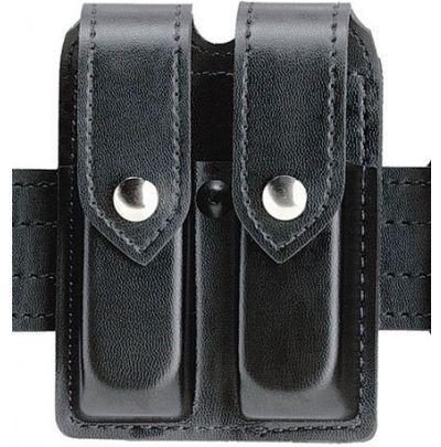 Safariland 77 Double Handgun Magazine Pouch - Plain Black Ambidextrous - Safariland