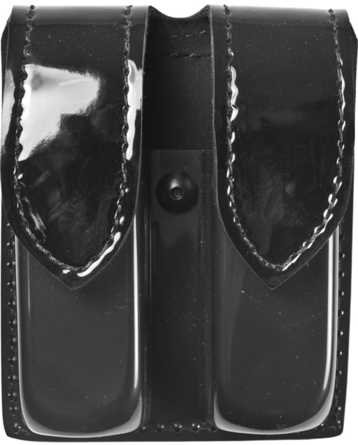 Safariland 77 Double Handgun Magazine Pouch - STX Hi-Gloss Black Ambidextrous - Safariland
