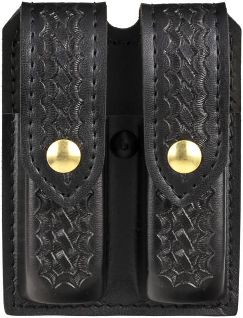 Safariland 77 Double Handgun Magazine Pouch - STX Plain Black Ambidextrous - Safariland