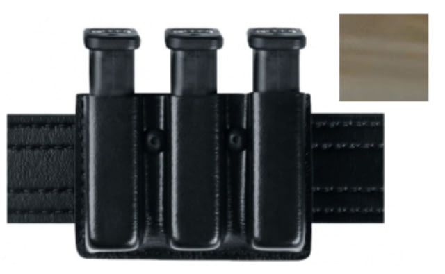 Safariland 775 Slim Open-Top Triple Mag Pouch Glock 20 10mm 4.6in. Glock 21 .45 Cal. STX Tactical OD Ambi Shroud Mount - Safariland