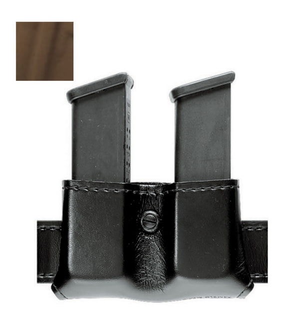 Safariland 79 Slim Open Top Double Mag Pouch Glock 20 10mm 4.6in. Glock 21 .45 Cal. STX Tactical Coyote Brown Ambi Shroud Mount 79-383-763 - Safariland