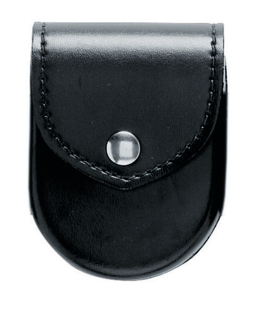 Safariland 90 Hand Cuff Case W/Flap Standard SZEd Chain Basket Weave Black - Safariland