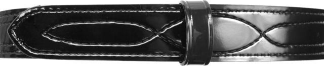 Safariland Buckleless w/ Hook and Loop System Hi Gloss Black Size - 38 in.