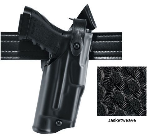 Safariland 6360 Level III Retention ALS/SLS Duty Mid-Ride Holster Springfield Armory XD 4in Right Hand STX Basketweave Black - Safariland