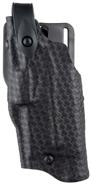 Safariland 6360 Level III Retention ALS/SLS Duty Mid-Ride Holster Smith & Wesson M&P 9/Smith & Wesson M&P 40 Left Hand STX Basket Weave Black - Safariland