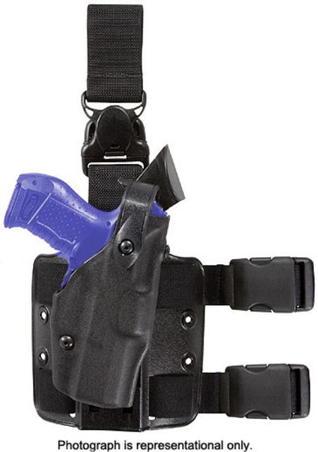 Safariland 6378 ALS Paddle Holster Smith & Wesson M&P 9/Smith & Wesson M&P 40 Right Hand Plain Black - Safariland