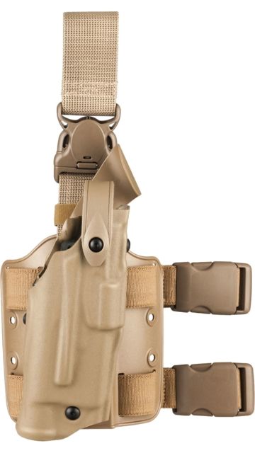 Safariland  ALS Tactical w/ Quick Release Leg Harness Holster Springfield Armory XD 4in .45 ACP Right Hand STX Tactical Flat Dark Earth - Safariland