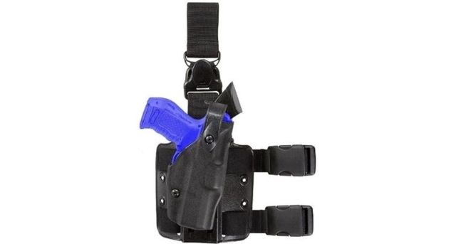 Safariland 6305 ALS Tactical w/ Quick Release Leg Harness Holster Smith & Wesson M&P 9/Smith & Wesson M&P 40 Right Hand Tactical Black - Safariland