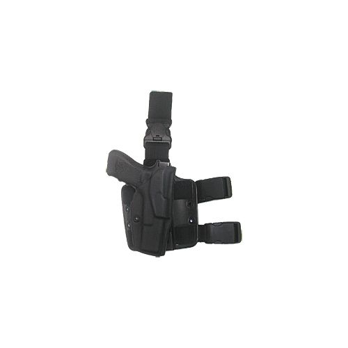 Safariland  ALS Tactical Thigh Holster SIG Sauer P229R/SIG Sauer P229R DAK Left Hand Tactical Black - Safariland