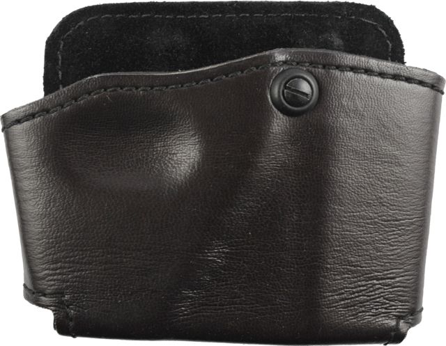 Safariland 573 Concealment Magazine Holder Paddle Single w/Cuff Pouch - Plain Cordovan Ambidextrous - Safariland