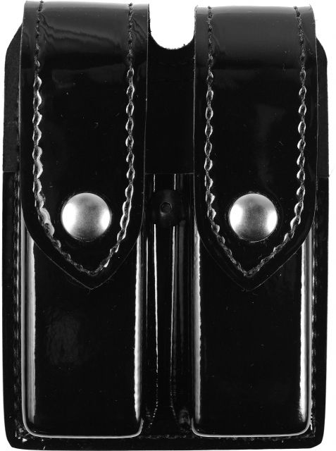 Safariland 77 Double Handgun Magazine Pouch - Hi Gloss Black Ambidextrous - Sig P245 & Similar - Safariland