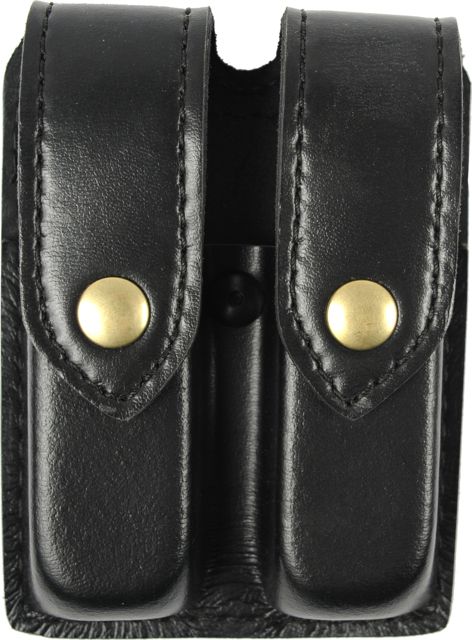 Safariland 77 Double Handgun Magazine Pouch - Plain Black Ambidextrous - For Glock 37 & Similar - Safariland