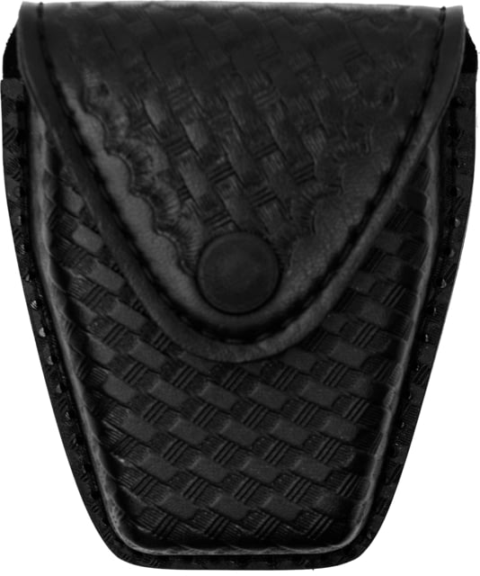 Safariland 190H Handcuff Pouch Top Flap for Standard Hinged Handcuffs - STX Basket Black Black Fastener - Safariland