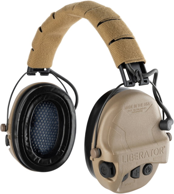 Safariland Liberator HP-R 2.0 Ear Muffs Over the Head Suspension Flat Dark Earth - Safariland