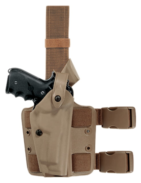 Safariland Molle Capable Molle Holster Locking Fork Coyote Brown Single Kit Only 6004-15-76 - Safariland