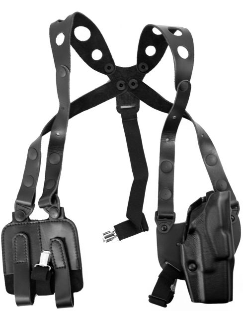 USED Safariland Model  ALS Shoulder Holster Glock 17/22/31 Left Hand STX Plain Black  EDEMO1 Used Condition Fair Scratches - Safariland