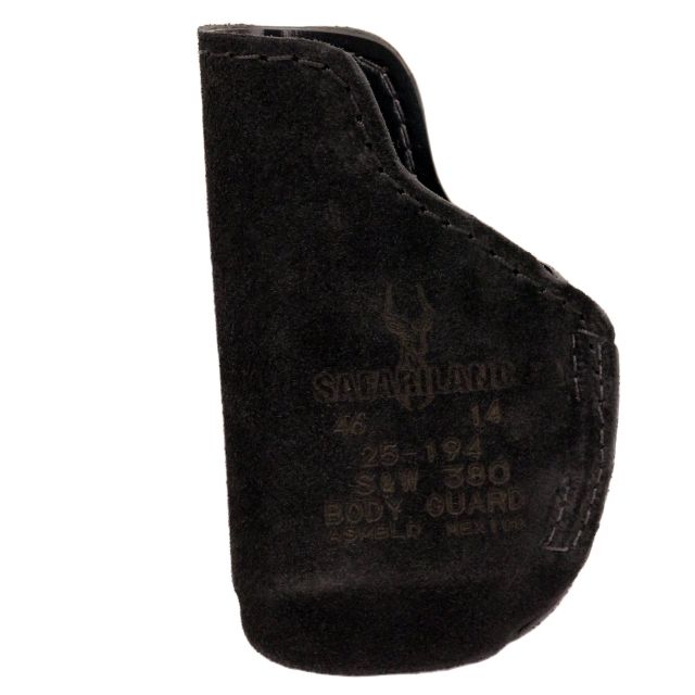 Safariland Model 25 Inside The Pocket Holster Smith & Wesson M&P Bodyguard 380 Right Hand Suede Black - Safariland