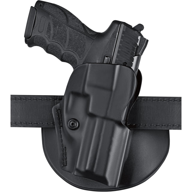 Safariland 5198 Open Top Concealment Paddle/Belt Loop Glock Holsters w/Detent Glock 43 Right STX Basket Weave Black - Safariland