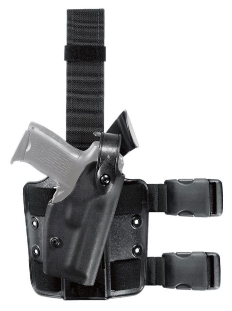 Safariland Model 6004 SLS Drop-Leg Glock Holster Glock 19/Glock 23/Glock 32 Left Hand Plain Black - Safariland