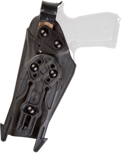 Safariland Model 6004 SLS Drop-Leg Glock Holster Glock 34/Glock 35 Left Hand Plain Black - Safariland