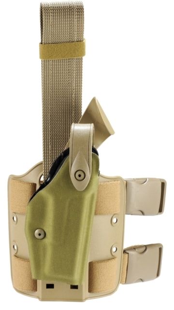 Safariland Model 6004USN SLS Low Drop-Leg Holster Glock 19/23/32 Right Hand Cordura Khaki 6004USN-283-751 - Safariland