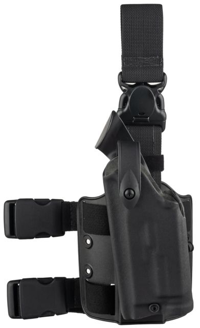 Safariland Model SLS Drop-Leg Glock Holster Glock 31/Glock 17/Glock 22 Left Hand Plain Black