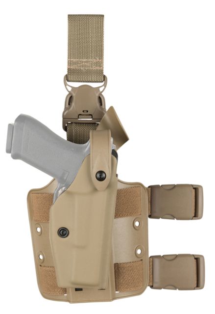 Safariland Model 6005 SLS Drop-Leg Glock Holster Glock 34/Glock 35 Left Hand STX Flat Dark Earth - Safariland