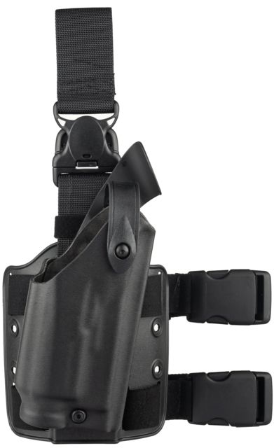 Safariland Model 6005 SLS Drop-Leg Glock Holster Glock 31/Glock 17/Glock 22 Right Hand Plain Black - Safariland