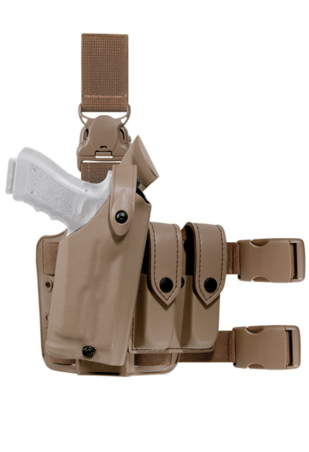 Safariland 6005 SLS SIG Sauer Tactical Holster w/Quick Release SIG Sauer P320 Left Hand STX Plain FDE Brown 6005-4502-552-SP10 - Safariland
